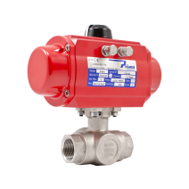 КРАНЫ ШАРОВЫЕ АДЛ BV3 С ПНЕВМОПРИВОДОМ DN 8-50 / PN 40 / Присоединение: Р/Р / Управление: Пневмопривод / Тип проходного сечения: Полнопроходной/Редуцированный / Корпус: Сталь нержавеющая