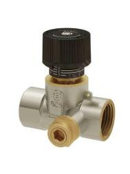 Клапан балансировочный ручной латунь 3181H Ду 15 G1/2" Ру16 Тмакс=120 оС ВР Kvs=1.88м3/ч без ниппелей с выходом под термодатчик подача Benarmo