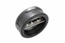 Ридан Затвор обратный 082X4050R — ЗОД PN16, DN50, межфланцевый, двустворчатый, корпус — чугун GGG40 c EPDM покрытием