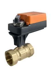 Регулирующие краны шаровые с электроприводом поворотным TBV ТЕПЛОСИЛА