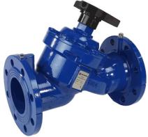 Клапан балансировочный ручной чугун 3080H Ду 20 Ру16/25 Тмакс=120 оС фл Kvs=8.84м3/ч с измерительными ниппелями Benarmo