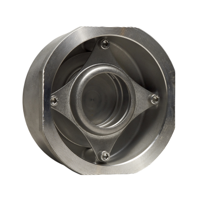 КЛАПАНЫ ОБРАТНЫЕ ГРАНЛОК СЕРИИ CVS40 DN 15-250 / PN 40 / Присоединение: М/Ф / Уплотнение: Металл по металлу / Запорный орган: Сталь нержавеющая / Корпус: Сталь нержавеющая