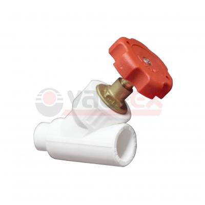 ВЕНТИЛЬ ПОЛИПРОПИЛЕНОВЫЙ УГЛОВОЙ VALFEX