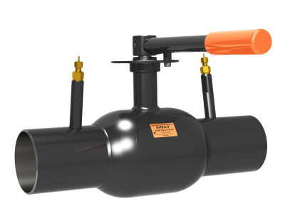 КРАНЫ ШАРОВЫЕ БИВАЛ КШР СЕРИЯ 12 DN 50-150 / PN 16-40 / Присоединение: Ф/Ф,С/С / Управление: Рукоятка / Тип проходного сечения: Редуцированный / Корпус: Сталь углеродистая