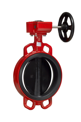 ЗАТВОРЫ ГРАНВЭЛ ЗПТС С РЕДУКТОРОМ DN 32-1 000 / PN 10-16 / Присоединение: М/Ф / Седловое уплотнение: EPDM HT / Запорный орган: Чугун высокопрочный / ISO фланец: Да