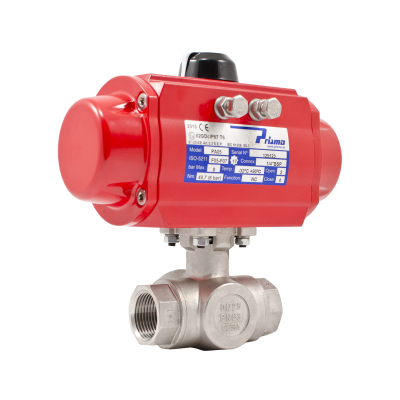 КРАНЫ ШАРОВЫЕ АДЛ BV3 С ПНЕВМОПРИВОДОМ DN 8-50 / PN 40 / Присоединение: Р/Р / Управление: Пневмопривод / Тип проходного сечения: Полнопроходной/Редуцированный / Корпус: Сталь нержавеющая