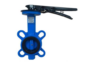 Затвор дисковый поворотный чугун 2010HA Ду 250 Ру10/16 межфл с рукояткой диск чугун манжета EPDM EURO Benarmo