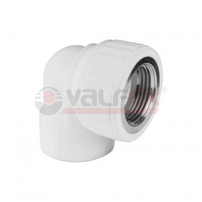 УГОЛЬНИК КОМБИНИРОВАННЫЙ С ВНУТРЕННЕЙ РЕЗЬБОЙ VALFEX