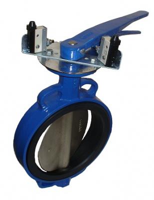 Затвор дисковый поворотный с концевыми выключателями DN32-600