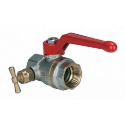 Danfoss кран шаровой латунный BVR-D с внутренней резьбой и спускным элементом