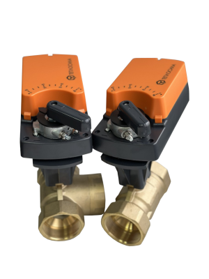 Регулирующие краны шаровые с электроприводом поворотным TBV ТЕПЛОСИЛА