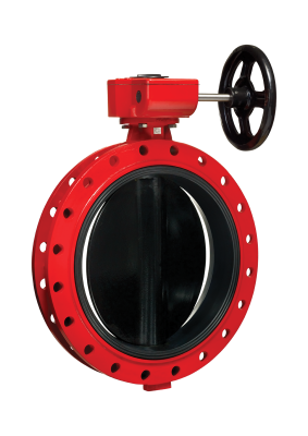 ЗАТВОРЫ ГРАНВЭЛ ЗПСС С РЕДУКТОРОМ DN 200-1 400 / PN 10-16 / Присоединение: Ф/Ф / Седловое уплотнение: EPDM / Запорный орган: Чугун высокопрочный / ISO фланец: Да