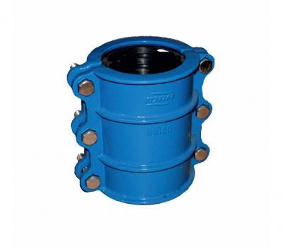 Двухсоставная ремонтная муфта IDRA-UU Dn100-300, Ру16,T=120С, корп.-чугун GGG50, крепеж-нерж.ст.А2, EPDM.