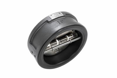 Ридан Затвор обратный 082X4057R — ЗОД PN16, DN250, межфланцевый, двустворчатый, корпус — чугун GGG40 c EPDM покрытием