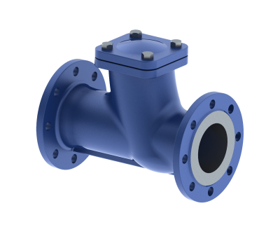 КЛАПАНЫ ОБРАТНЫЕ ГРАНЛОК СЕРИИ RD12 DN 50-250 / PN 16 / Присоединение: Ф/Ф / Уплотнение: NBR / Запорный орган: Сталь с покрытием NBR / Корпус: Чугун серый